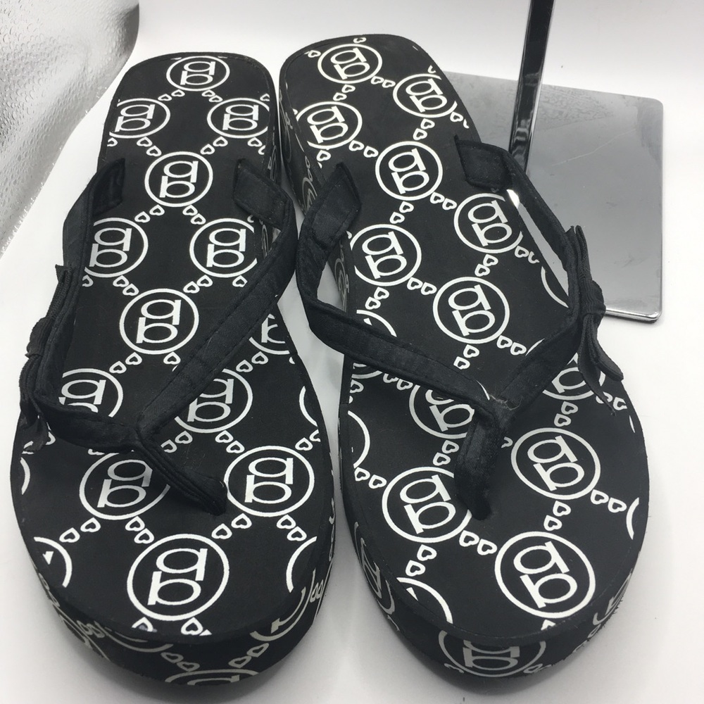 Authentic BeBe Flip Flop Wedge
